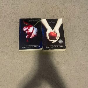 Twilight Saga: Twilight and New Moon by Stephenie Meyer Paperback Duo Book Set